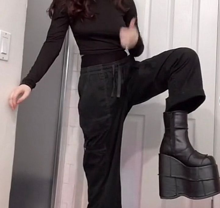 demonia stack boots