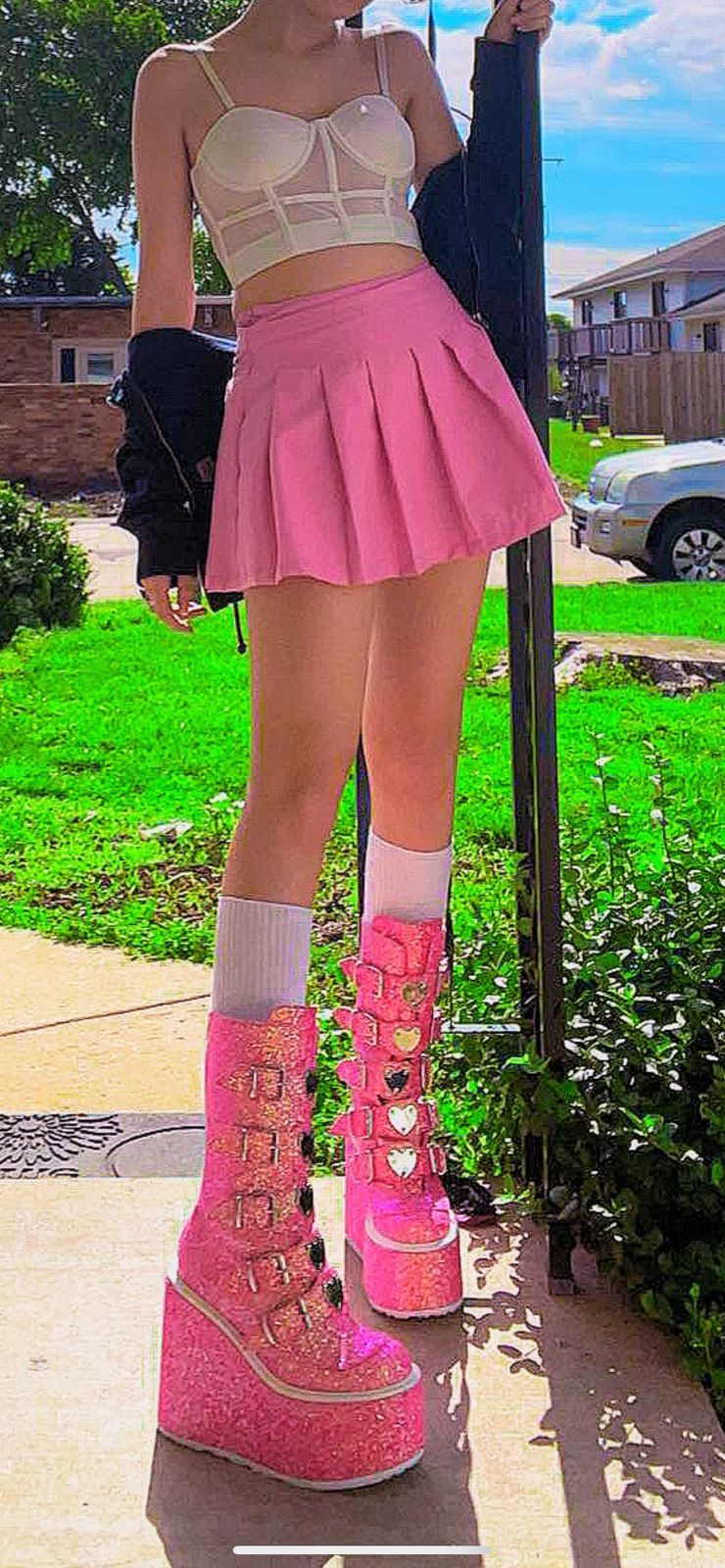 Demonia swing 230 pink Clearance