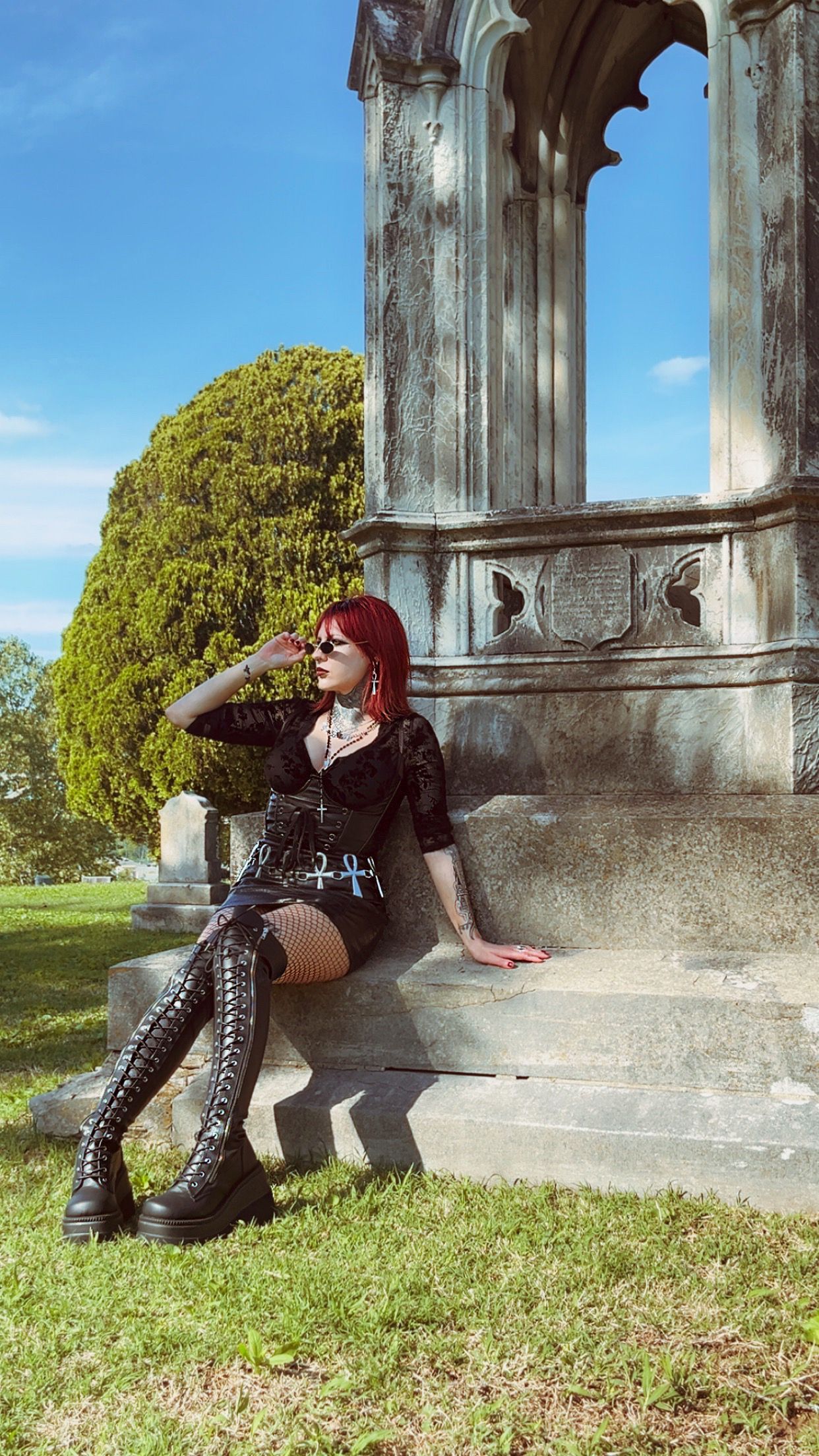 日本未発売+送料関税込☆ DEMONIA SHAKER-374 取り寄せ]SHAKER-374 / 厚底ニーハイブーツ【DEMONIA】 | Spider