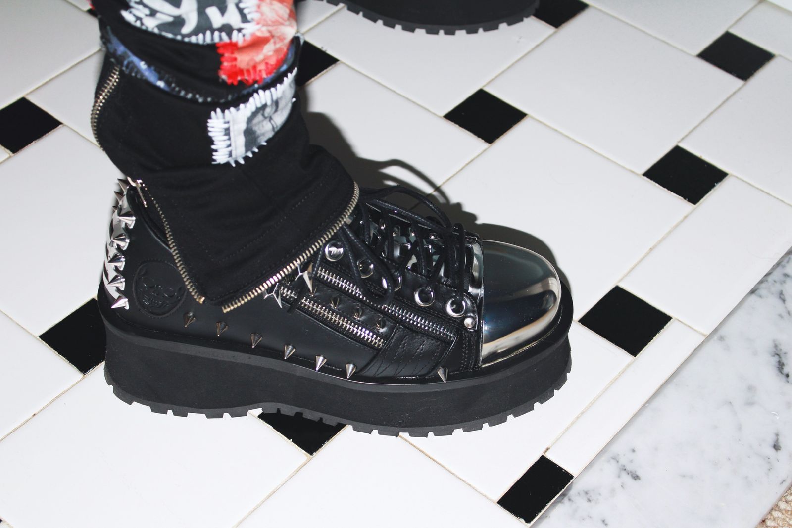 Zapatillas Anime Zapatos Demonia Gravedigger-04 Para Hombre