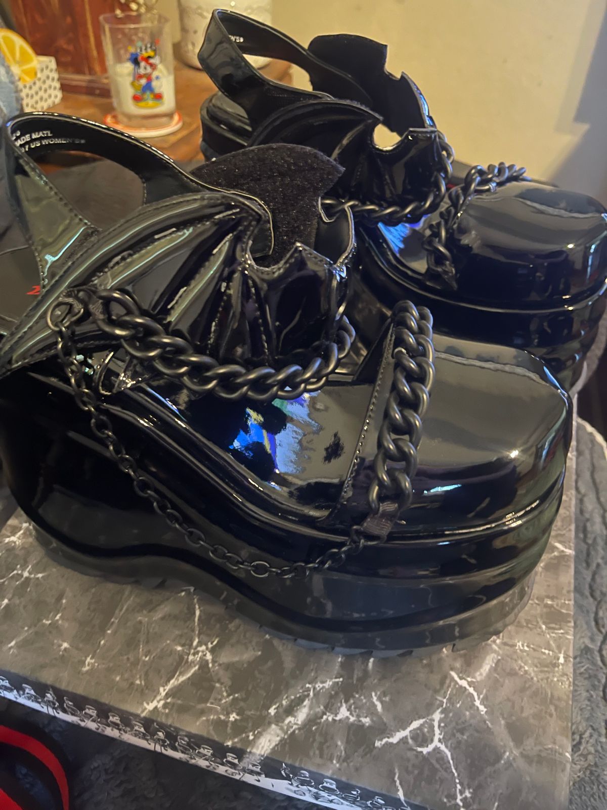 【中古】 Material Sanctuary VeniDomine Demonia Cult - Ashes-08 Platform Sandals – Thirteen Vintage