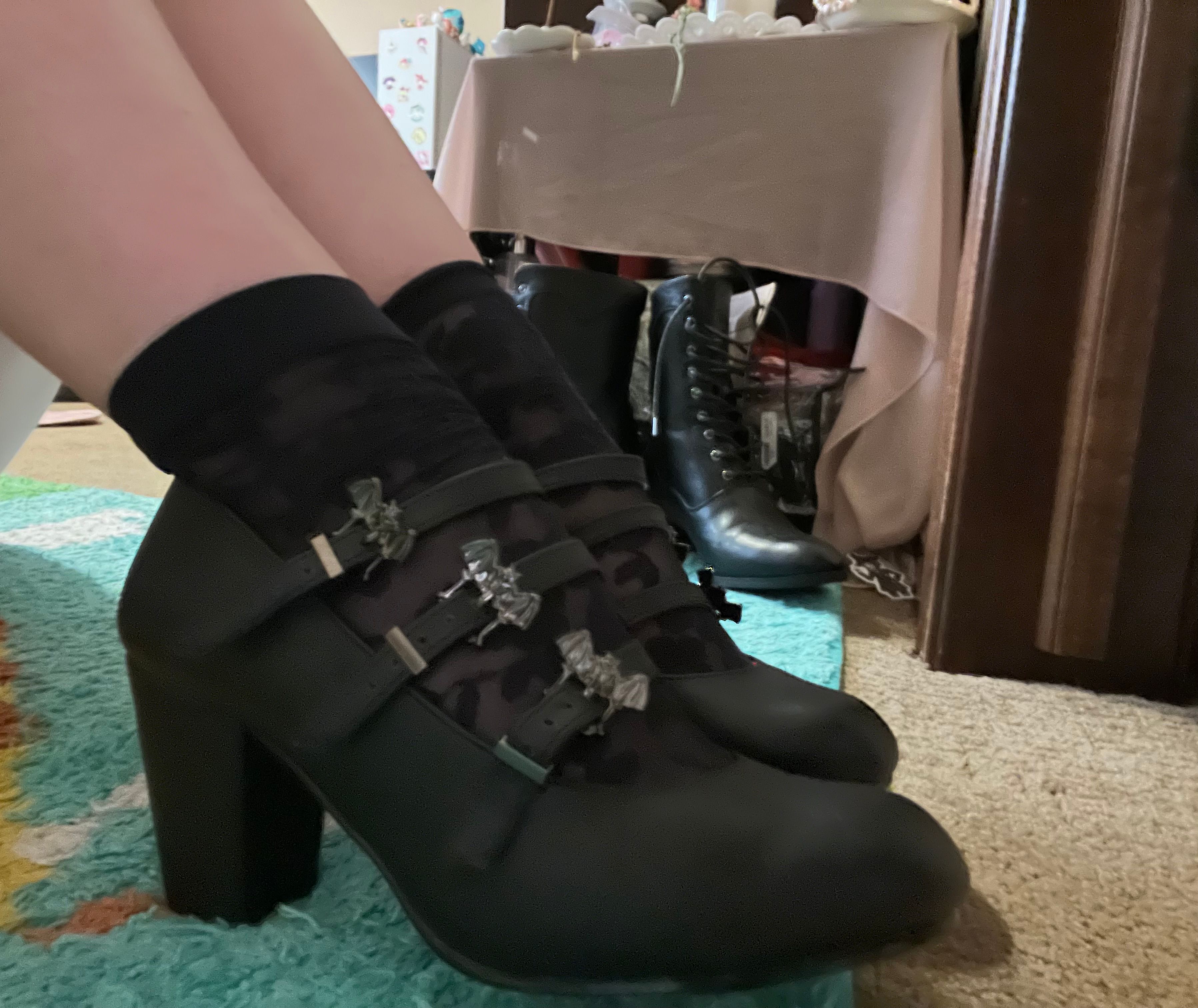 honeyブラック38 ZARA NEW WOMAN HIGH-HEEL SHOES WITH BOW DETAIL SHOES BLACK