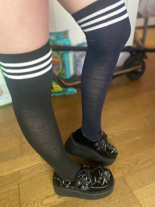 DEMONIA "Creeper219" Creepers Black Velvet Demonia Cult