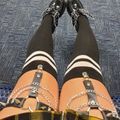 Creeper-205 Bat Wing Black Glitter