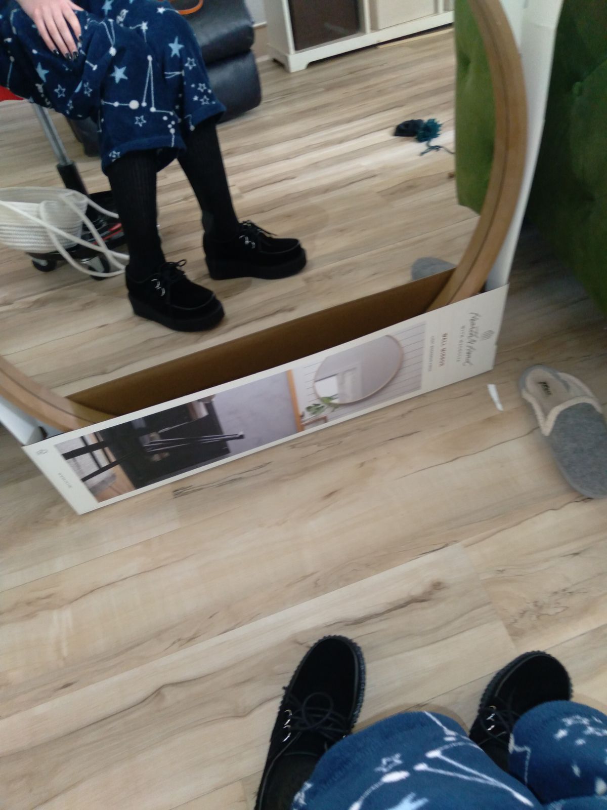 Demonia Creeper101 Creepers Black Suede Demonia Cult