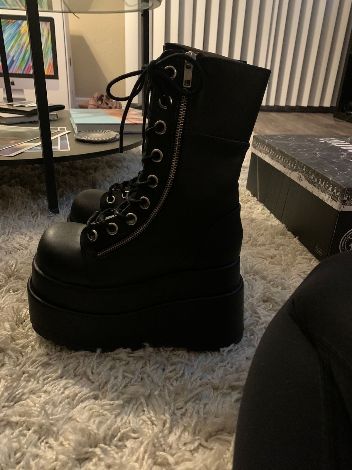 Vegan Leather Demonias Bear 265 Can We Just ?? Ericafoxspooky