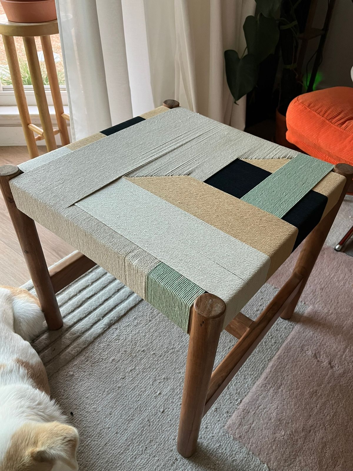 In The Loop Stool, Tapestry