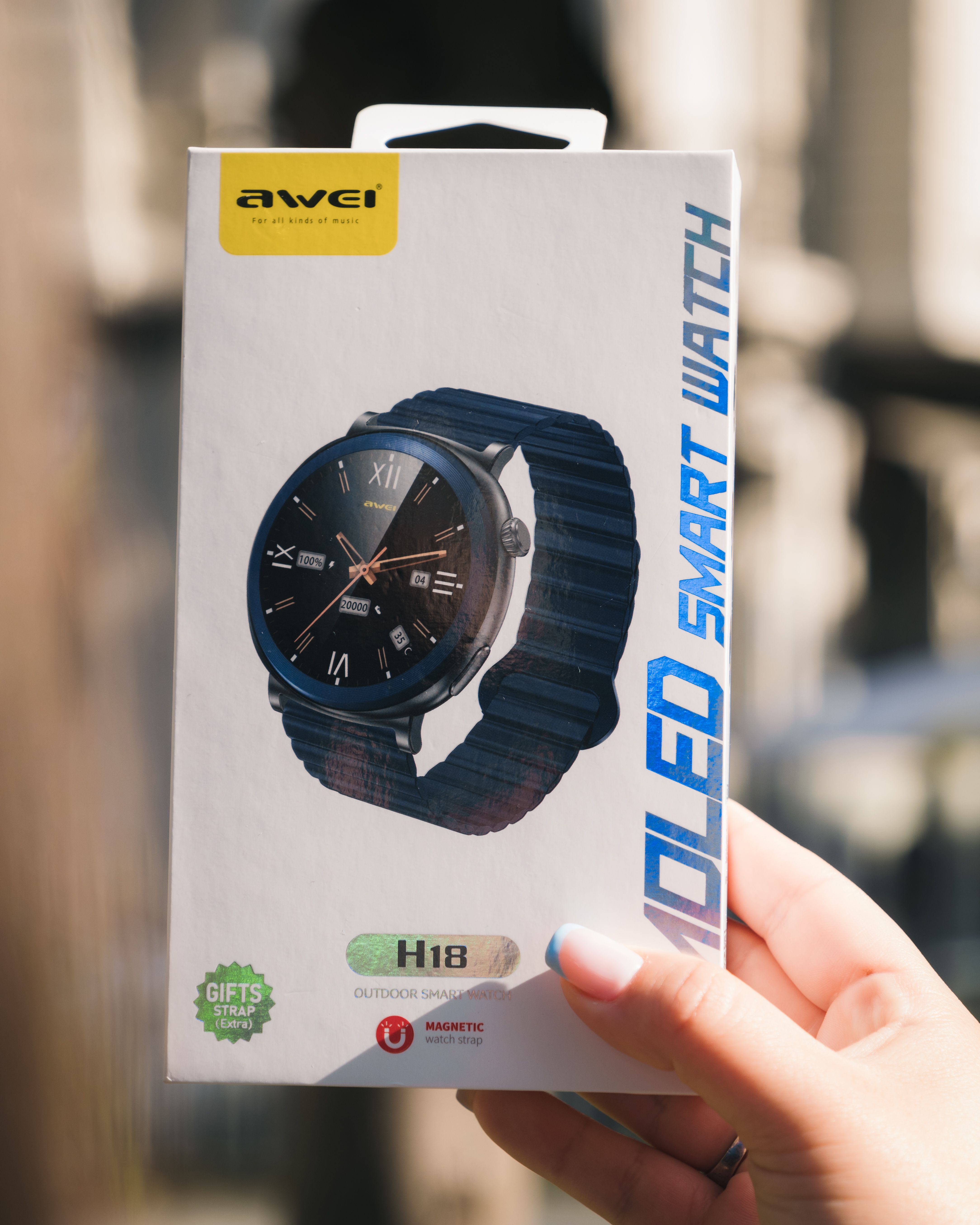 AWEI Watch Series 18 AMOLED Display Smartwatch