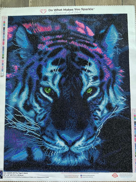 The Tiger's Stare – Diamond Art Club