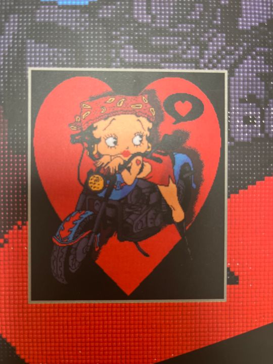 Betty Boop Rider Chick – Diamond Art Club