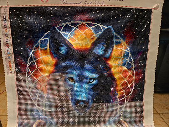 ダイヤモンドアートクラブ Dreaming with Wolves Dreaming with