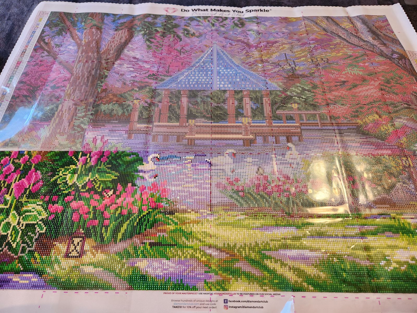激安 超特価商店街  Swan Pond – Diamond Art Club その他