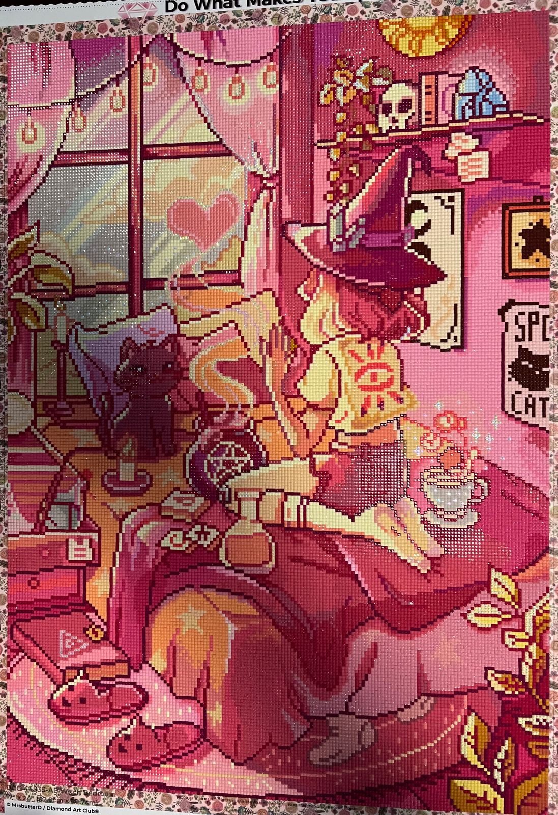 Witch Bedroom Diamond Painting | Diamond Art Club®