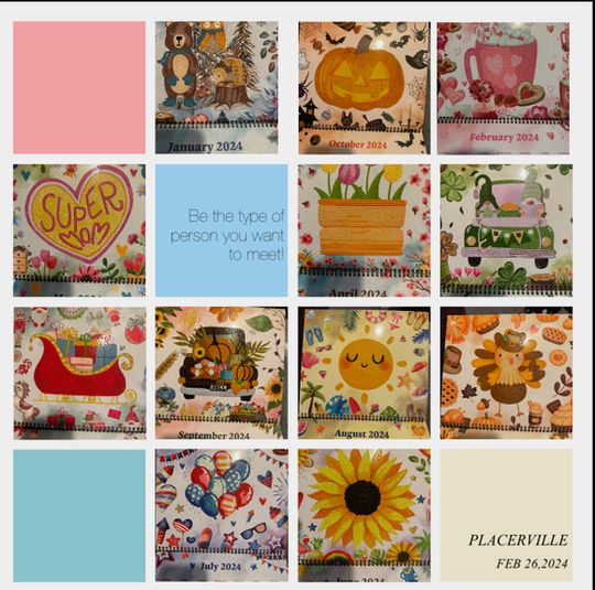 2024 Diamond Painting Calendar – Diamond Art Club