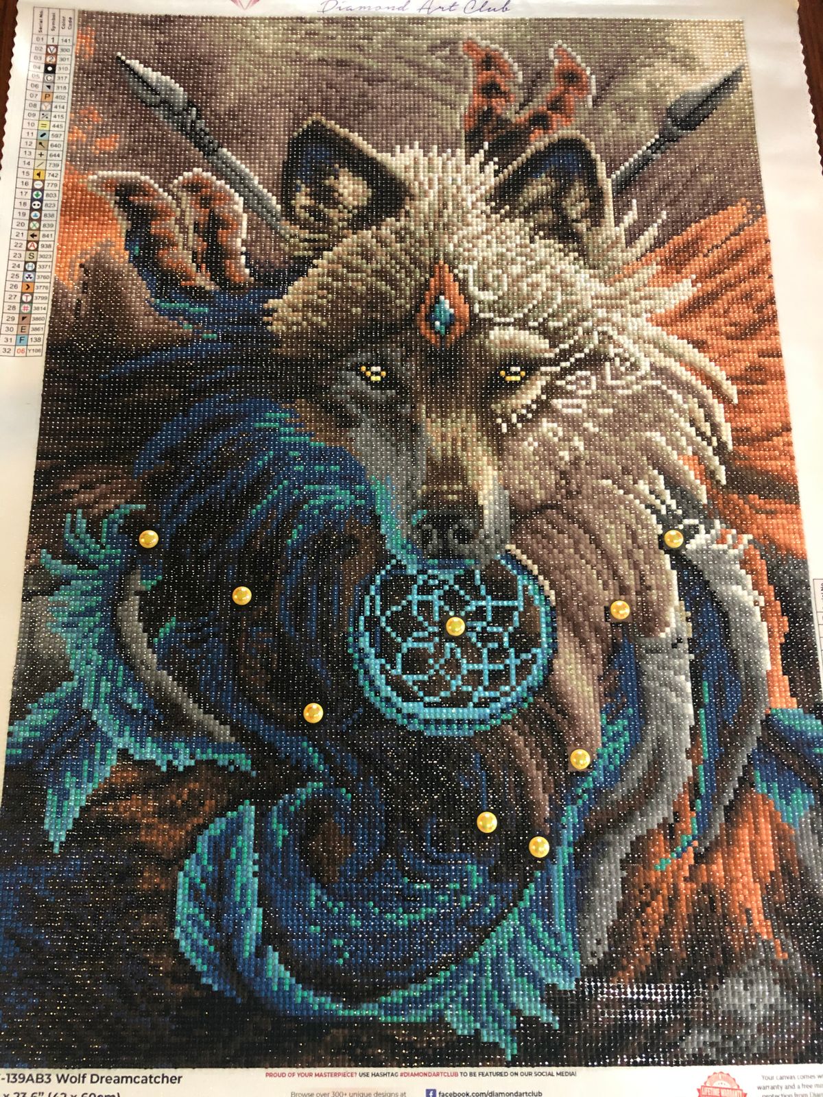 Wolf Dreamcatcher Diamond Art Club