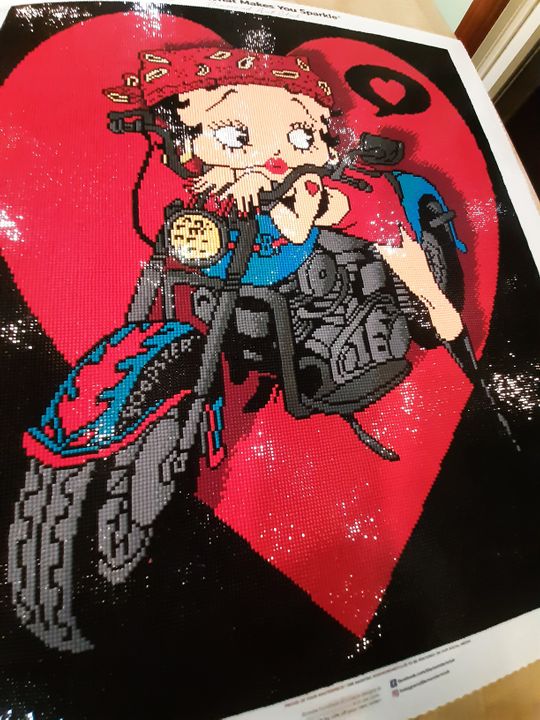 Betty Boop Rider Chick – Diamond Art Club