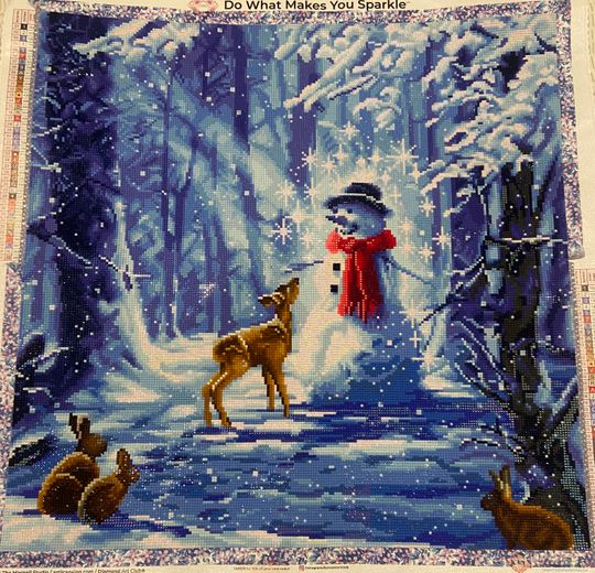 Forest Snowman – Diamond Art Club