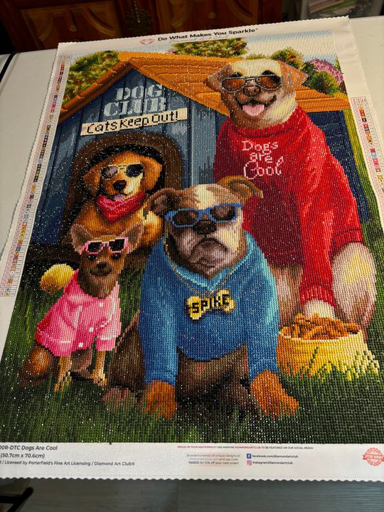 Dogs Are Cool – Diamond Art Club