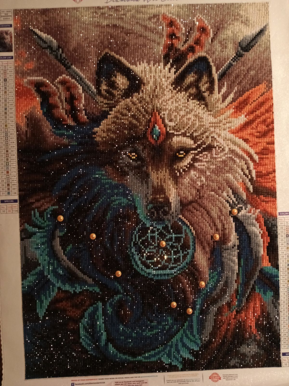 Wolf Dreamcatcher Diamond Art Club