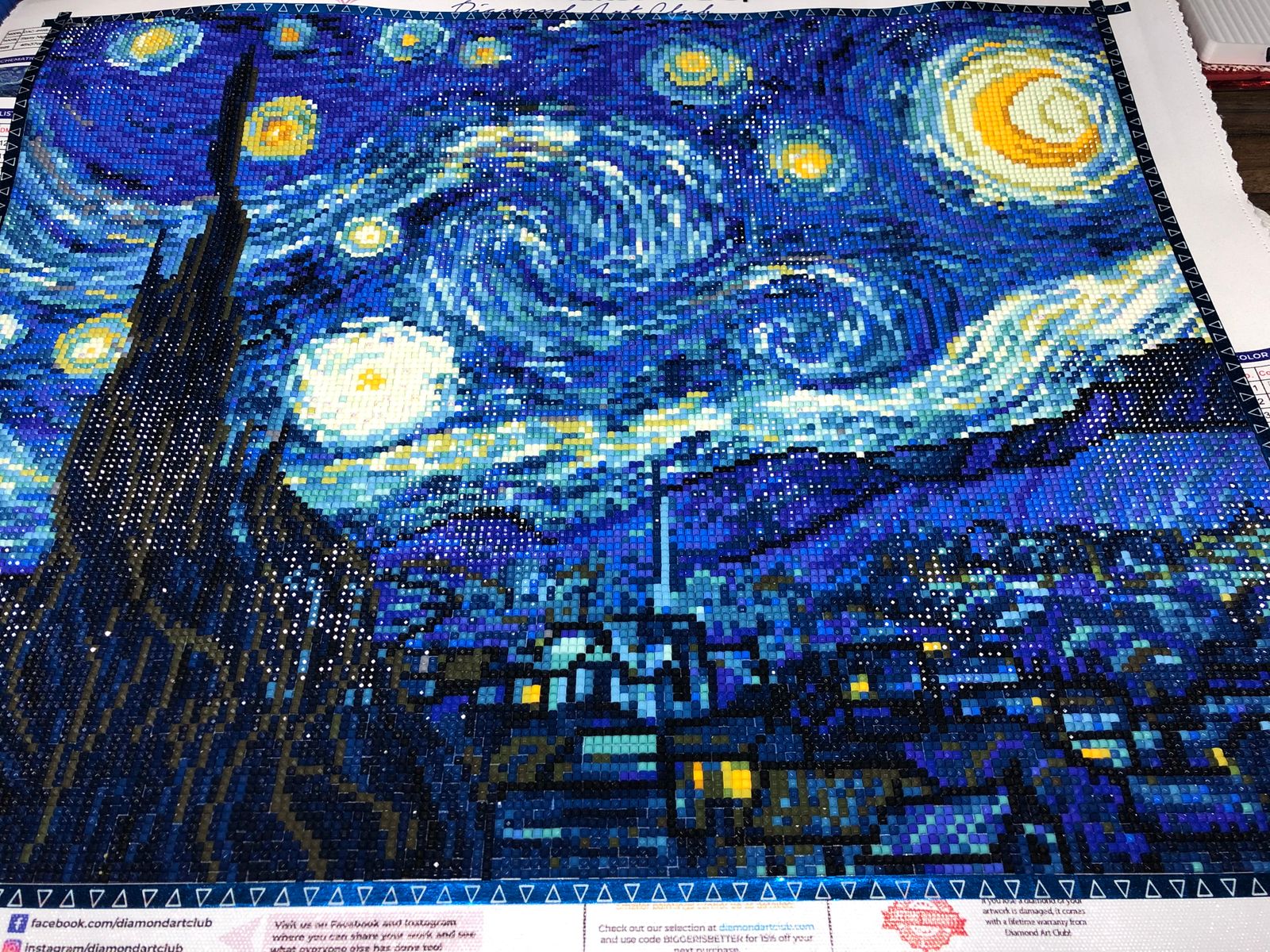 Starry Night Diamond Art Club