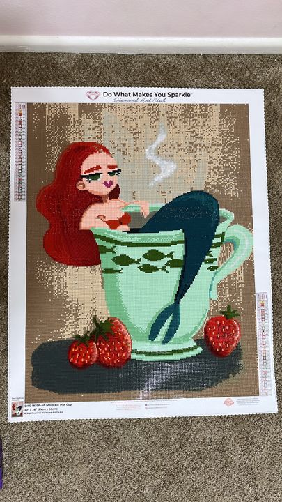 Mermaid In A Cup – Diamond Art Club