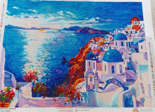 Diamond Painting Zomerhuis aan het water - SEOS Shop