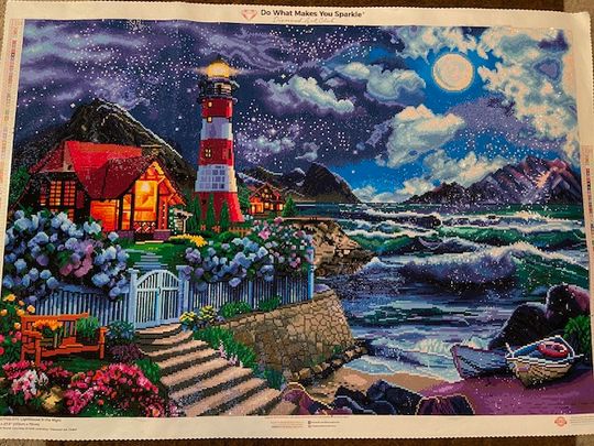 ダイヤモンドアートクラブ Lighthouse in the Night Lighthouse in the Night – Diamond Art Club