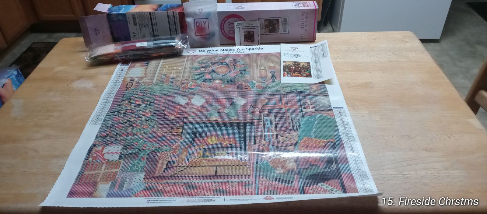 Fireside Christmas Diamond Painting Diamond Art Club™