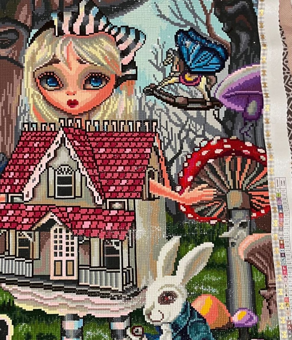Alice in The White Rabbit House | Diamond Art Club™