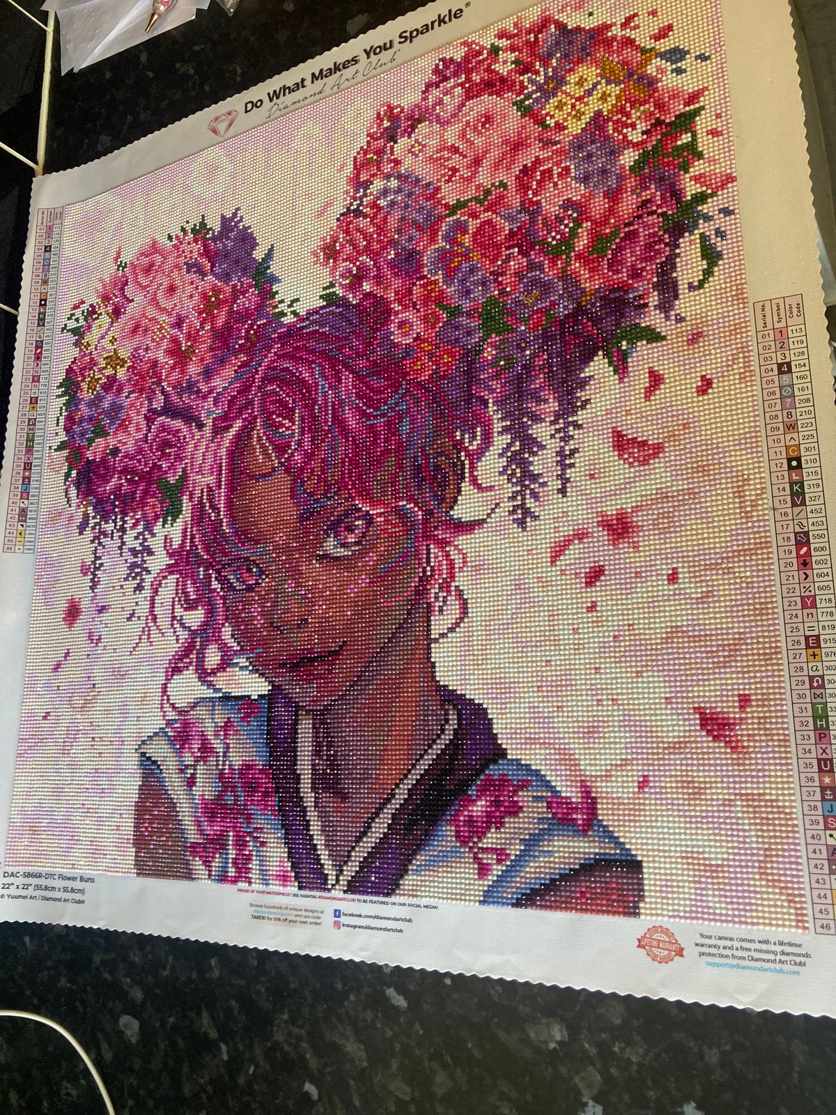 Flower Buns – Diamond Art Club