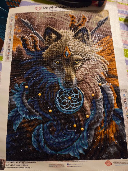 Wolf Dreamcatcher – Diamond Art Club