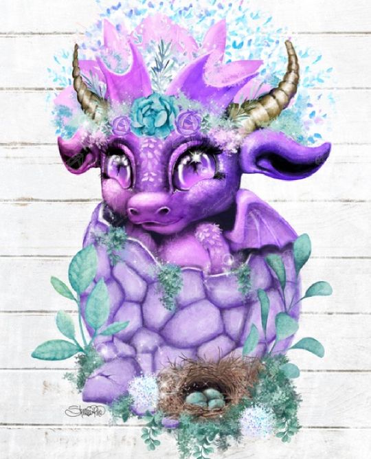 Spring Lil DragonZ – Diamond Art Club