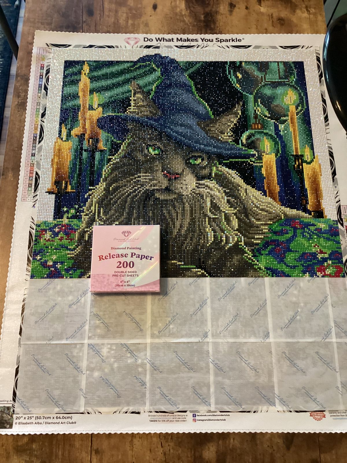 Sukevitor 200 Sheets Diamond Art Painting Paper, 10x15cm Double-Sided Release Paper Non-Stick Diamond Painting Cover Replacement Paper, 5D Diamond Painting Release Paper For Diamond Painting