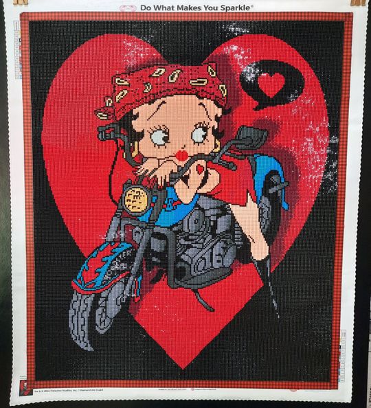 Betty♡ Betty Boop Rider Chick – Diamond Art Club