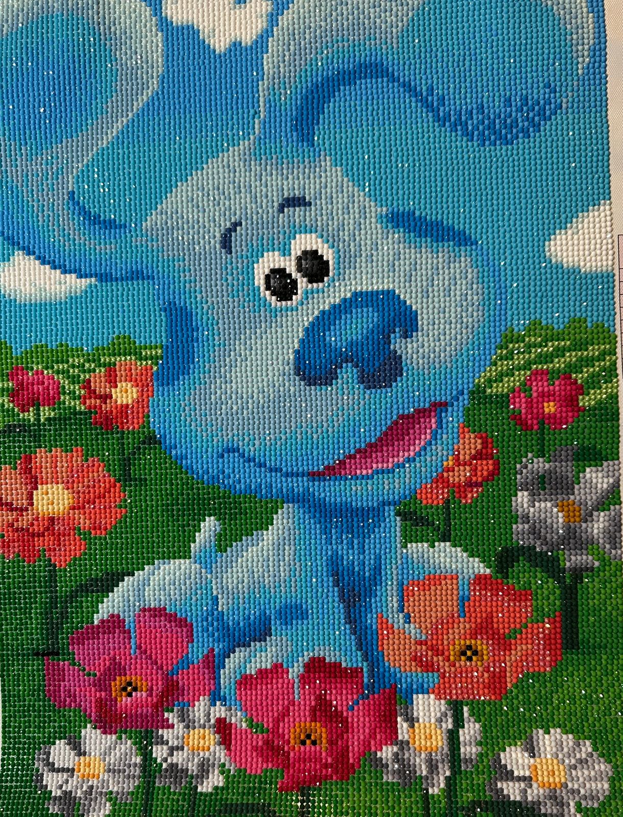 Blue™ in a Field of Flowers Diamond Art Club