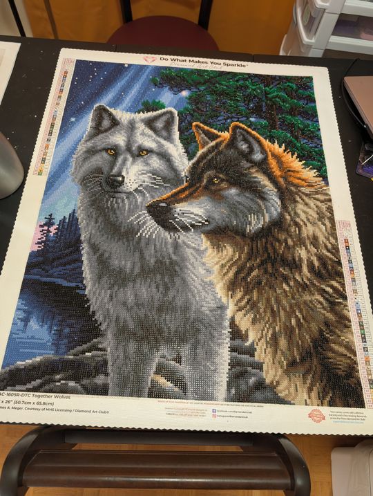 ダイヤモンドアートクラブ　Dreaming with Wolves Dreaming with Wolves – Diamond Art Club