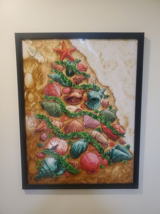 ダイヤモンドアートクラブ　Wreath of Shells Wreath of Shells – Diamond Art Club