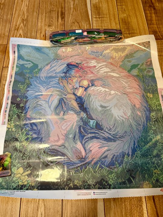 Dreaming with Wolves – Diamond Art Club