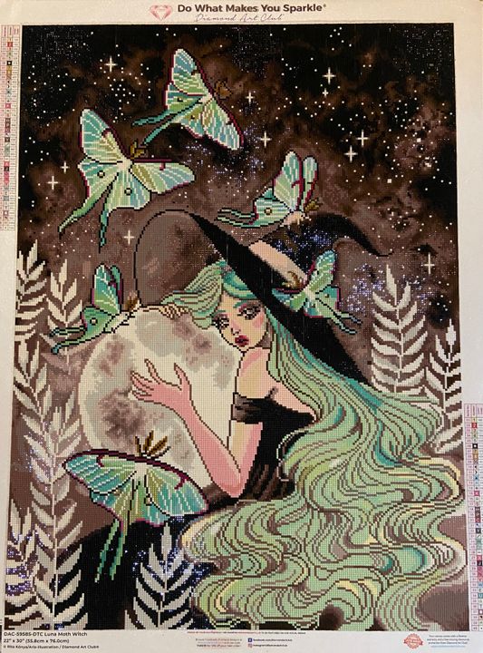 ダイヤモンドアートクラブ Luna Moth Witch Luna Moth Witch – Diamond Art Club