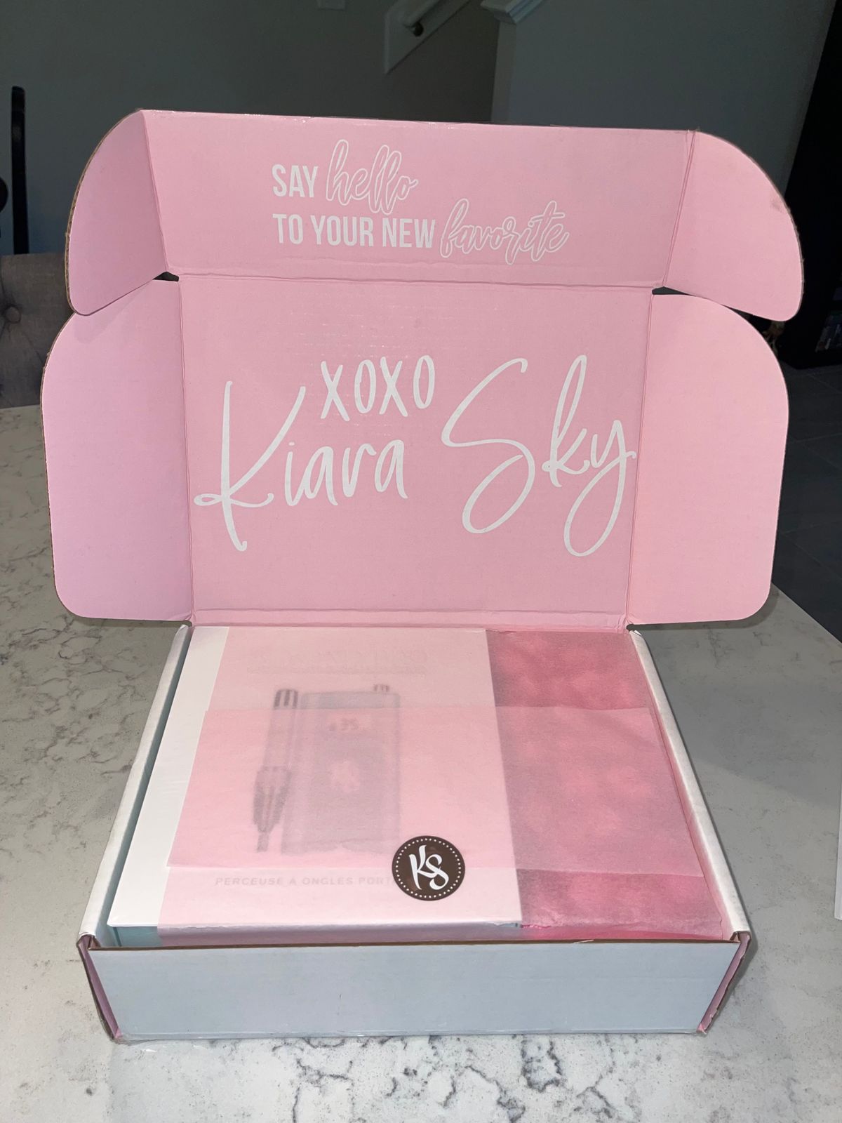 Pink Portable Nail Drill Machine Kiara Sky