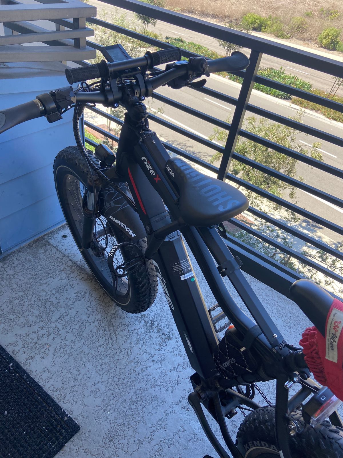 Shotgun Pro Child Bike Seat + Handlebars Combo Kids Ride Shotgun EU