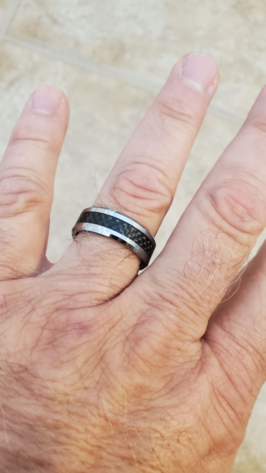 The Best Man Men's Silicone Wedding Ring Manly Bands