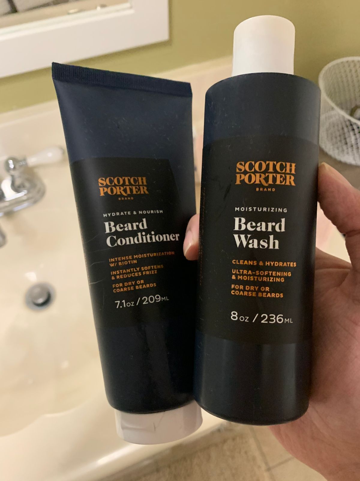 Beard Wash & Conditioner Bundle Hydrate Your Beard Scotch Porter