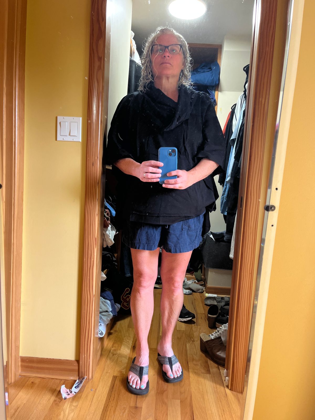 Paige Poncho in Olive