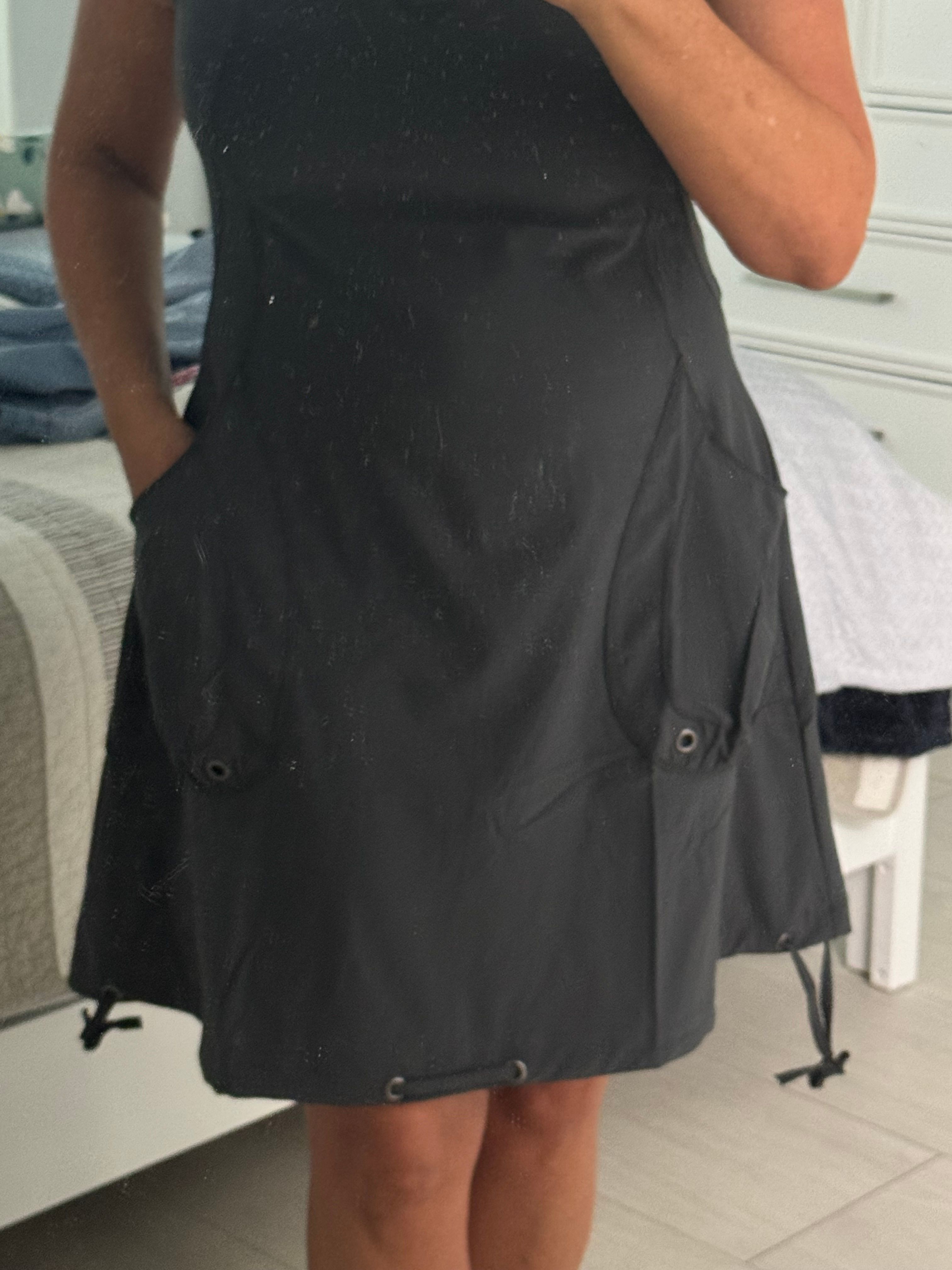 Sumi Active Whisper Stretch Hooded Cargo Mini Dress