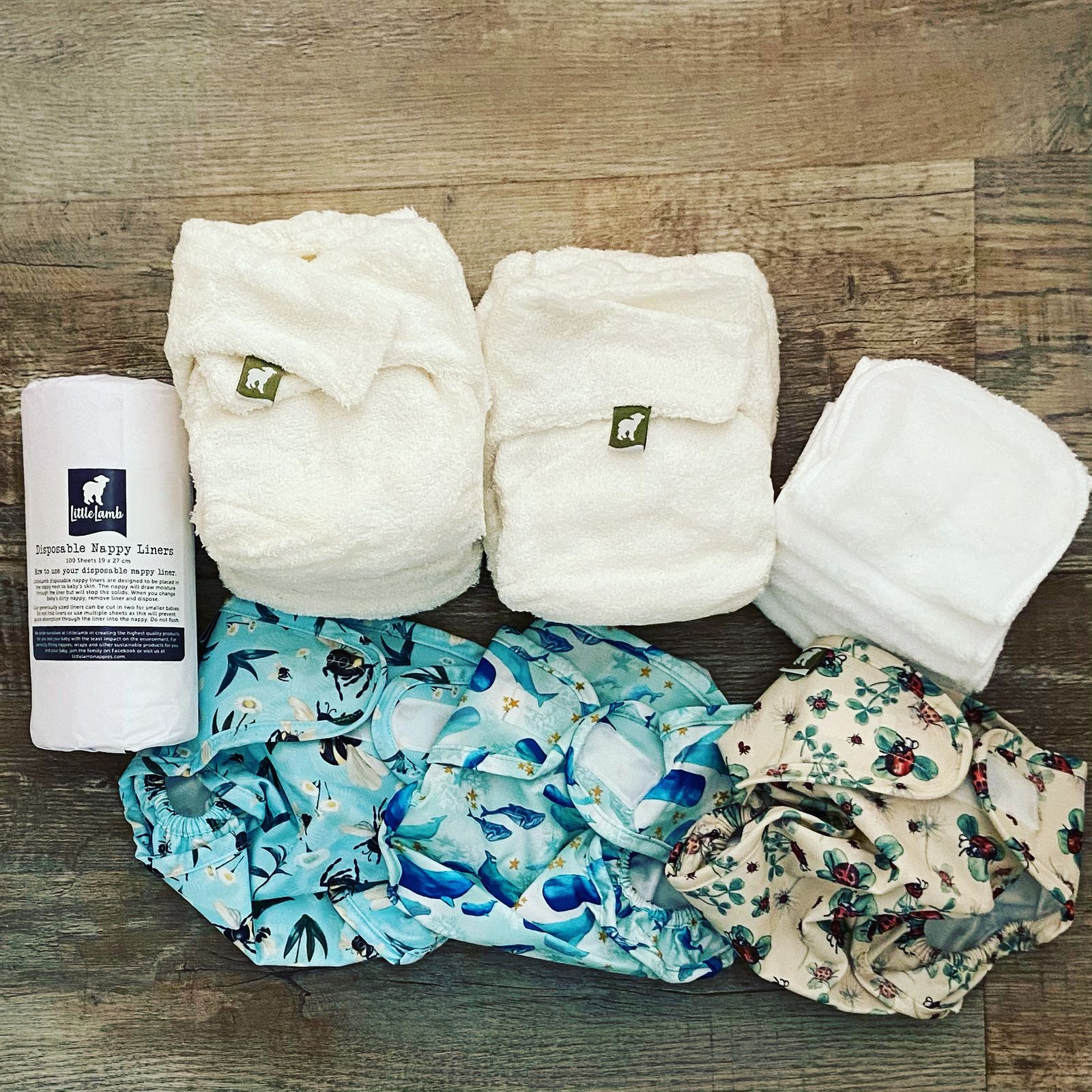 Disposable Nappy Liners LittleLamb Nappies