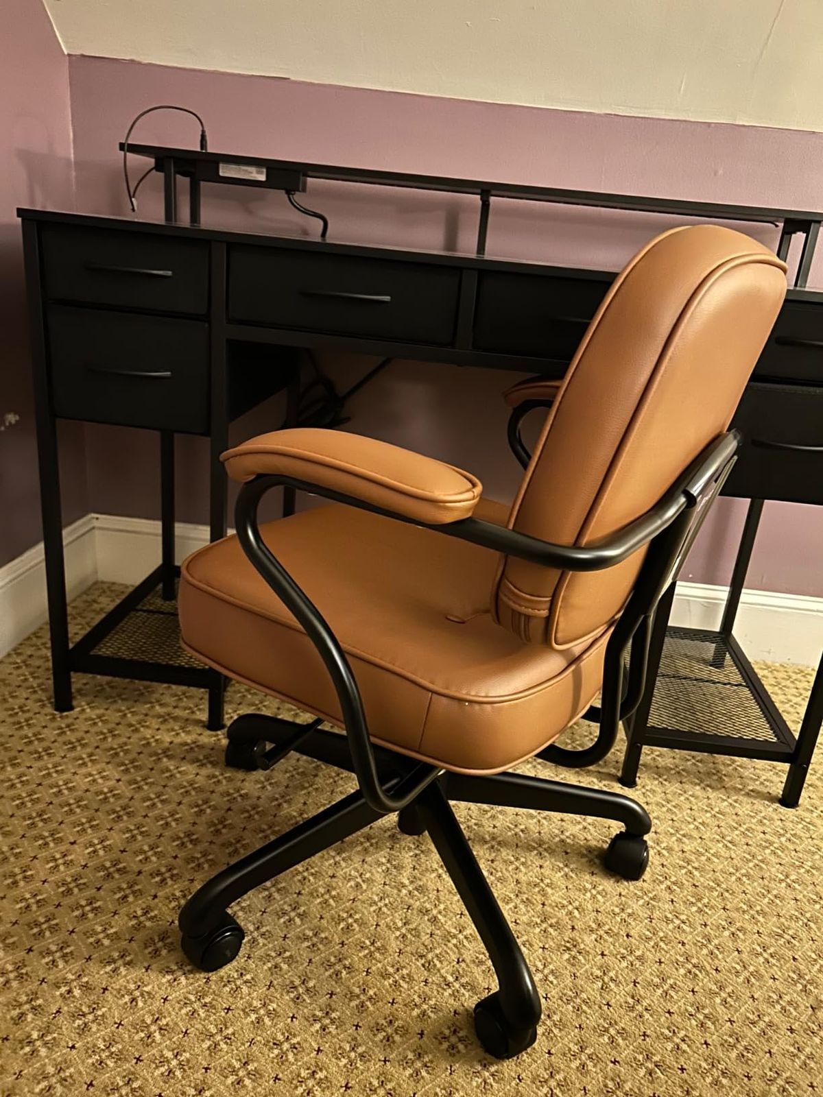Sihoo L3 Mid-Century Luxury brown Leather Chair – Ergonomic