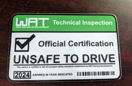 Unsafe To Drive Vinyl Sticker – KommandoStore