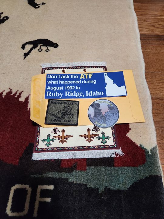 BarelyLegal Ruby Ridge Vinyl Sticker – KommandoStore