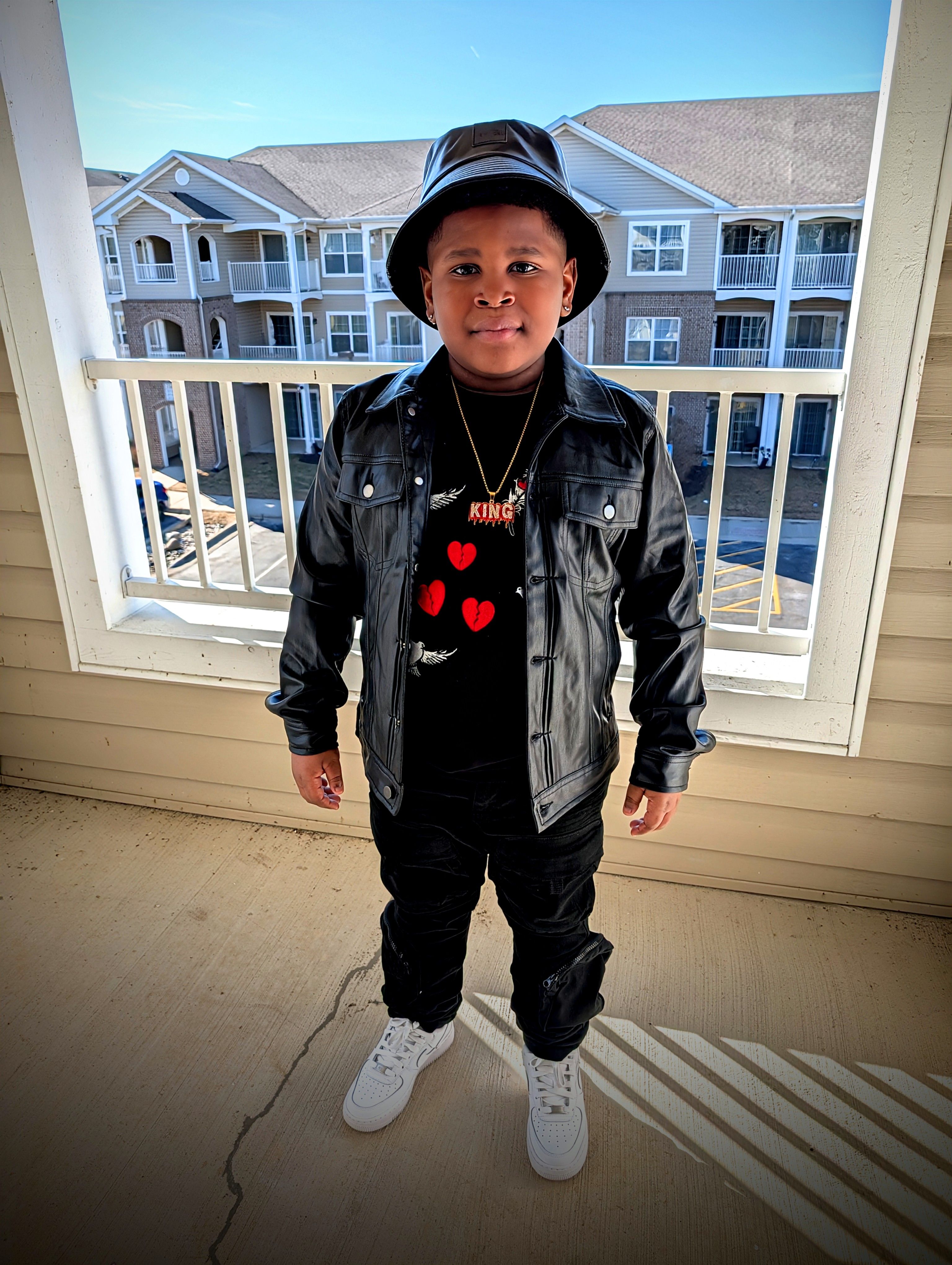 Thriller Trucker Jacket (Black)
